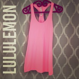Lululemon Athletica Barbie Pink Tank Top